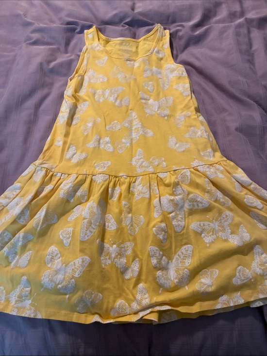 George Other - George Yellow Butterfly Print Sundress for Girls